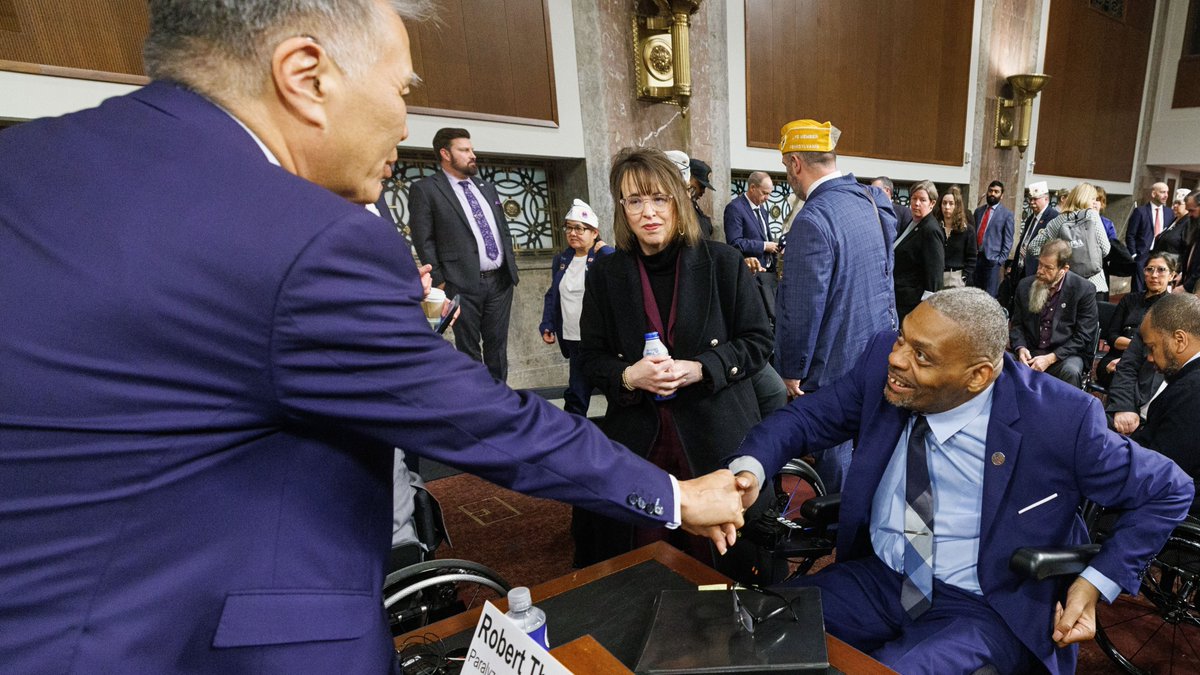 PVA1946's tweet photo. This CANNOT continue.
Today, PVA Pres. Robert Thomas pressed @HouseVetAffairs, @VetAffairsDems, @SVACGOP, & @SVACDems on @DeptVetAffairs staff shortages, canceled care visits, & costs for #Veterans.
For 80 years, we’ve been #PushingAccessForward. Read: https://t.co/IV7Zvc3zaY. https://t.co/QQjtLOJuRl
