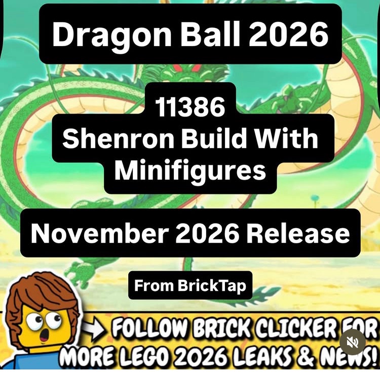 BlogsBrick's tweet photo. New Lego 2026 rumours from @brick_clicker 

#Lego #Legonews #Legoleaks #Pokemon #DragonBallZ #spongebob https://t.co/ItvcDDKheP