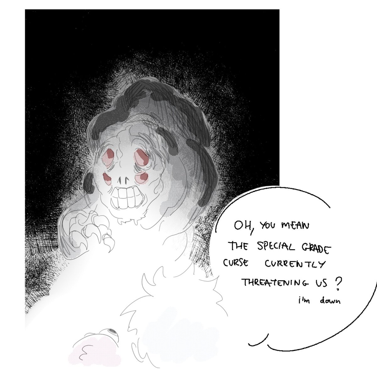 kasswio (drawing Geto again 🖤) tweet media