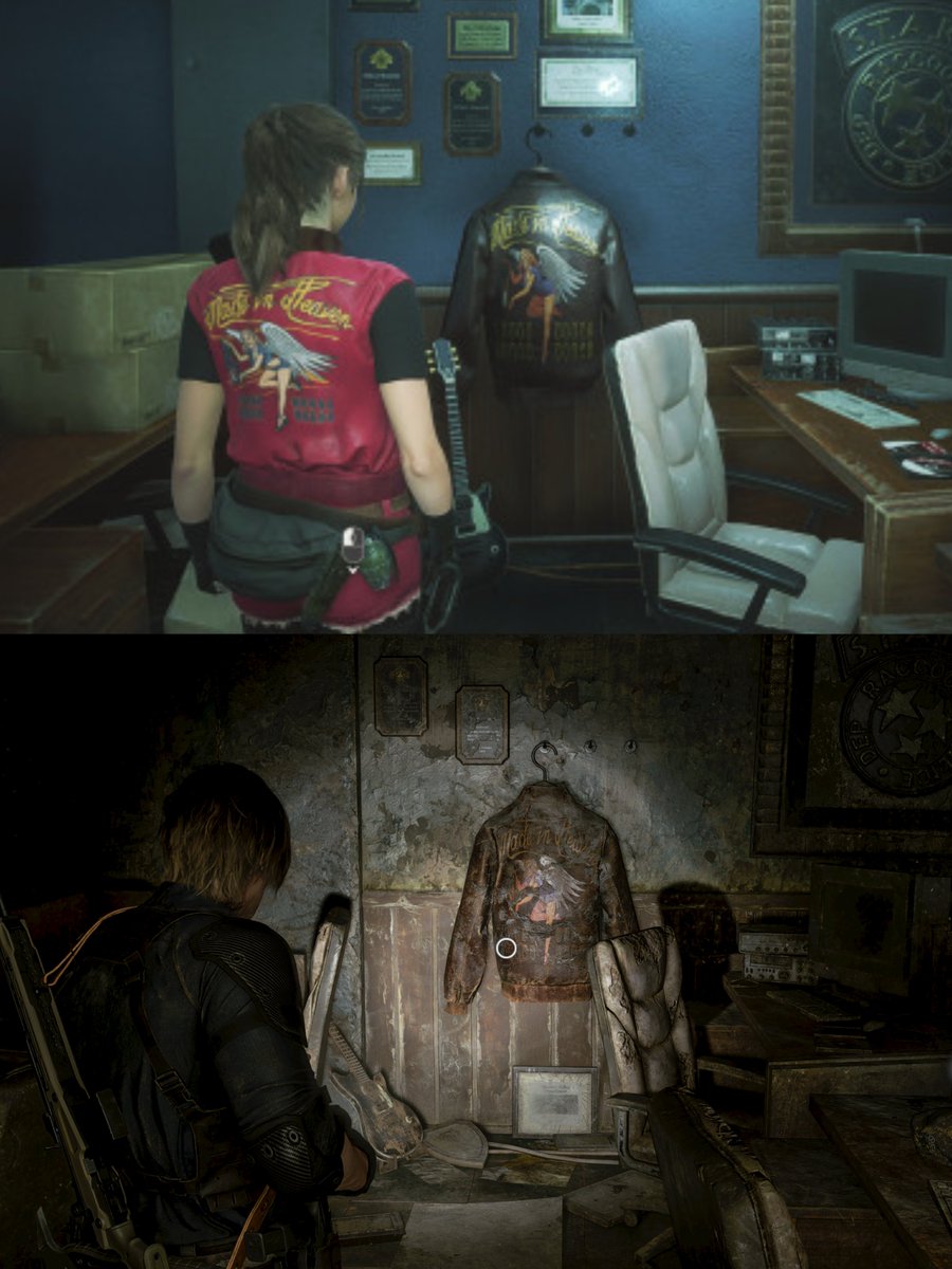 Chris Redfield’s ‘Made in Heaven’ jacket in the RPD
1998 x 2026