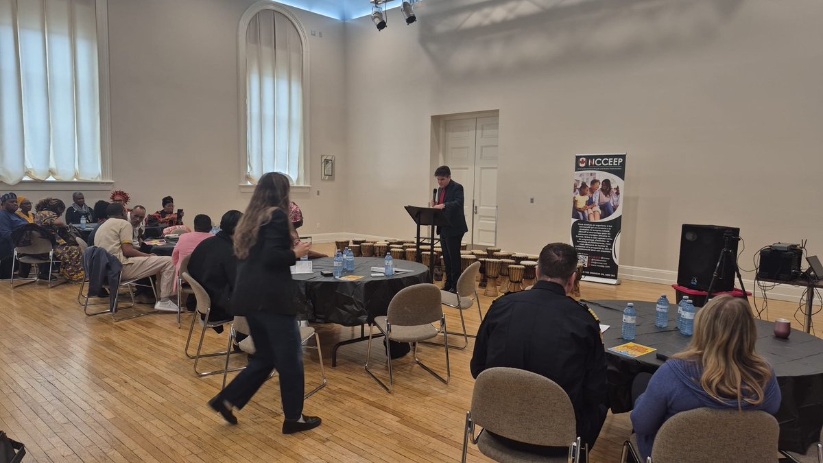 NCCEEP's tweet photo. MPP for Windsor-Tecumseh @AndrewDowieMPP addresses the audience during the 8th Omoluabi Black History Month celebration in Windsor organized by @NCCEEP https://t.co/oyDttVcTla