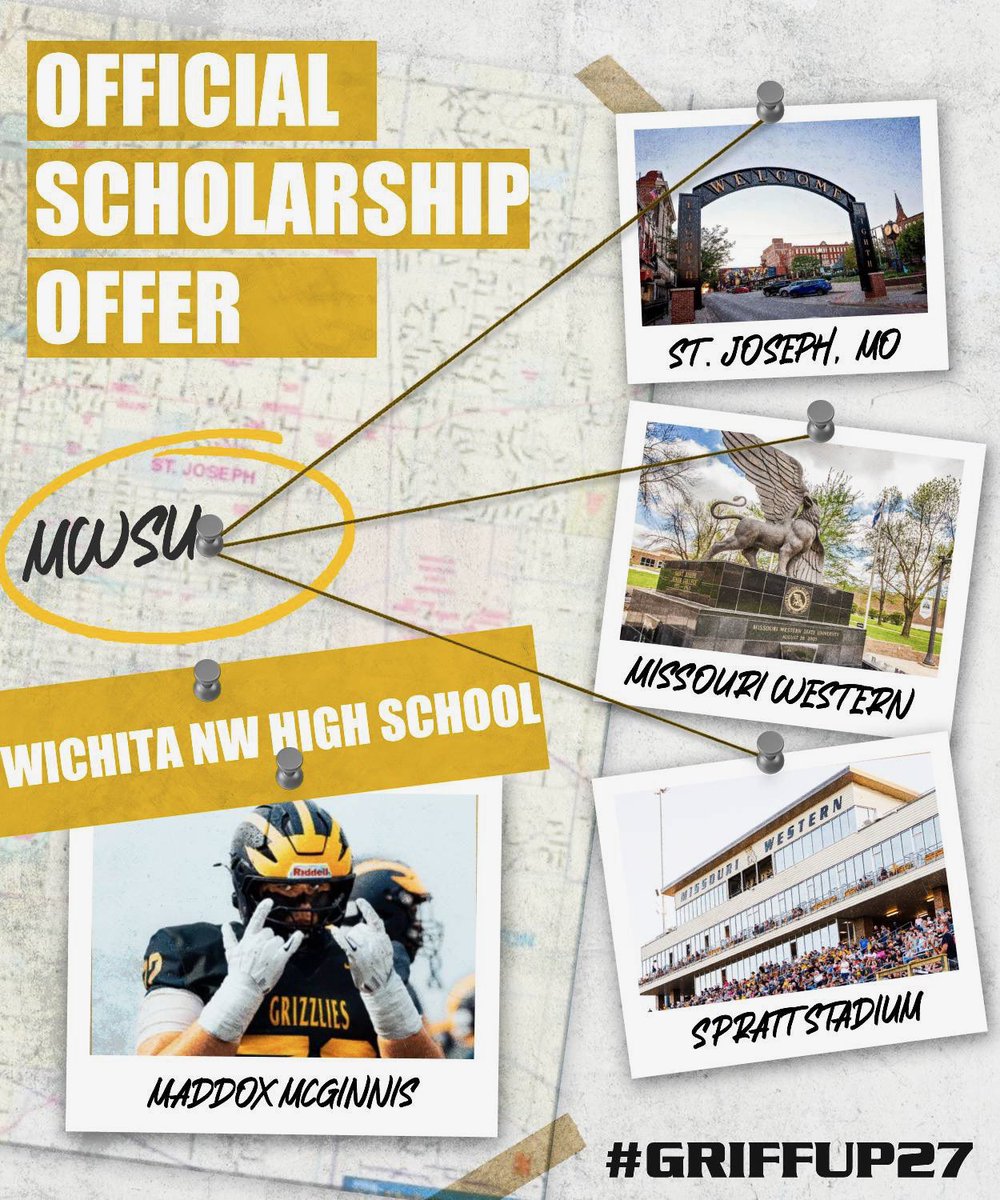 After a great conversation with <a href="/Coach_StLouis/">Patrick St. Louis</a> , I am very grateful to receive an offer from <a href="/MWSU_Football/">Missouri Western Football</a> Thank you to the coaching staff for believing in me.

<a href="/RashadDaniels12/">Coach Daniels CSCS</a> <a href="/PIAthletes/">Coach James Tabor</a> <a href="/CoachSMartin/">Steve Martin</a> <a href="/ShaunKunz2/">Shaun Kunz</a> <a href="/PrestidgeRicky/">Ricky Prestidge</a> <a href="/NWGRIZZLYFB/">NORTHWEST FOOTBALL</a>