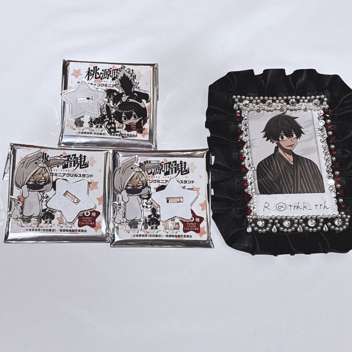 trhk_tth's tweet photo. ꒰ 譲渡 ꒱
桃源暗鬼 ロフト ポップアップ LOFT POPUP アクスタ

譲▶︎淀川真澄 皇后崎迅2
求▶︎定価+送料

初回お取引様🔗必読
淀川は3点纏めてのみ
淀川は推しですがグッズ整理の為譲渡に出しております
PayPay対応◎
お気軽にお声かけください☺︎ https://t.co/VZO6Ks9vwJ