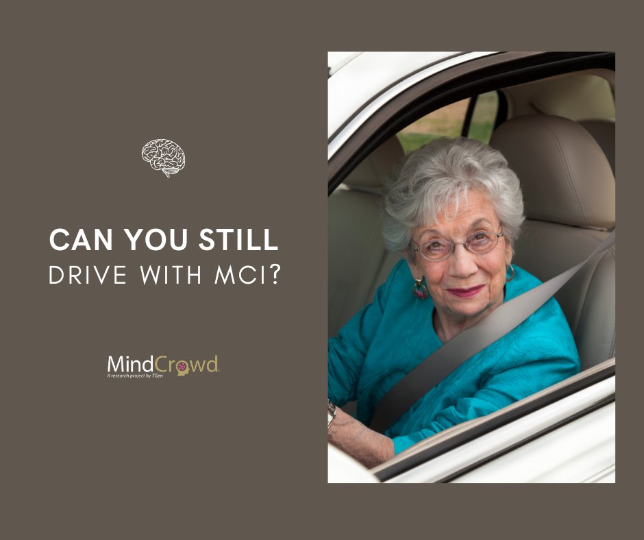TGenMINDCROWD's tweet photo. Can you still drive with MCI?
https://t.co/DF0DmIqtwt
#MCI #MildCognitiveImpairment #BrainHealth #MindCrowd https://t.co/iViB4tjp5H