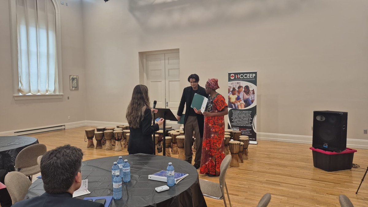 NCCEEP's tweet photo. @NCCEEP Executive Director receives two awards presented to her during the 8th Omoluabi Black History Month Event in Windsor on Feb 28th, 2026 https://t.co/t3dKhyYbTA