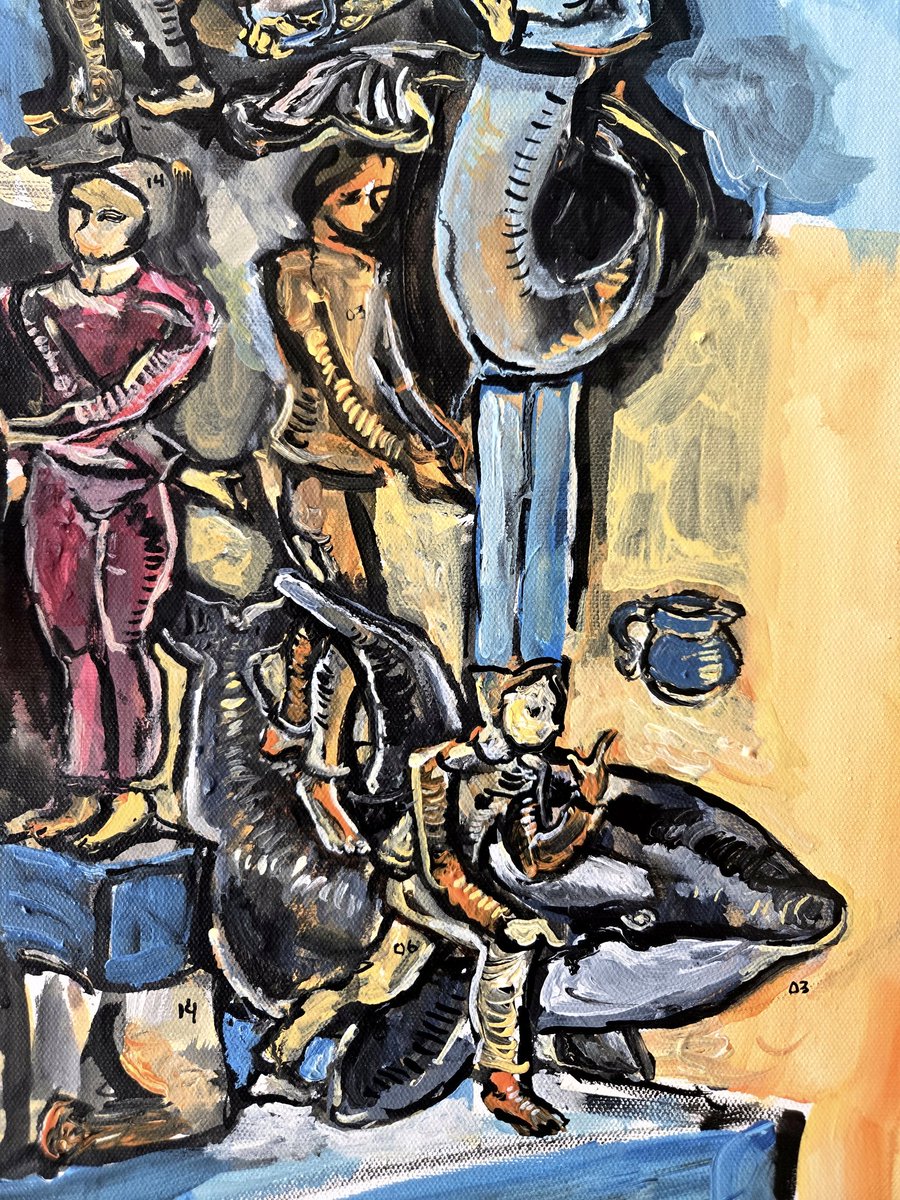 ZManArtStu23826's tweet photo. ✟Method: Keep brush moving. No Direct Messages. All art posts are for my wife & son. I only care what they think. Attempts at color, black & white. #John316 #paintingoftheday #John133435 😍 03-04-2025 G #Luke2242 #Painting #sketch #artist #ArtistOnTwitter #ArtistOnX #art ✟ https://t.co/bJRZean2Sc