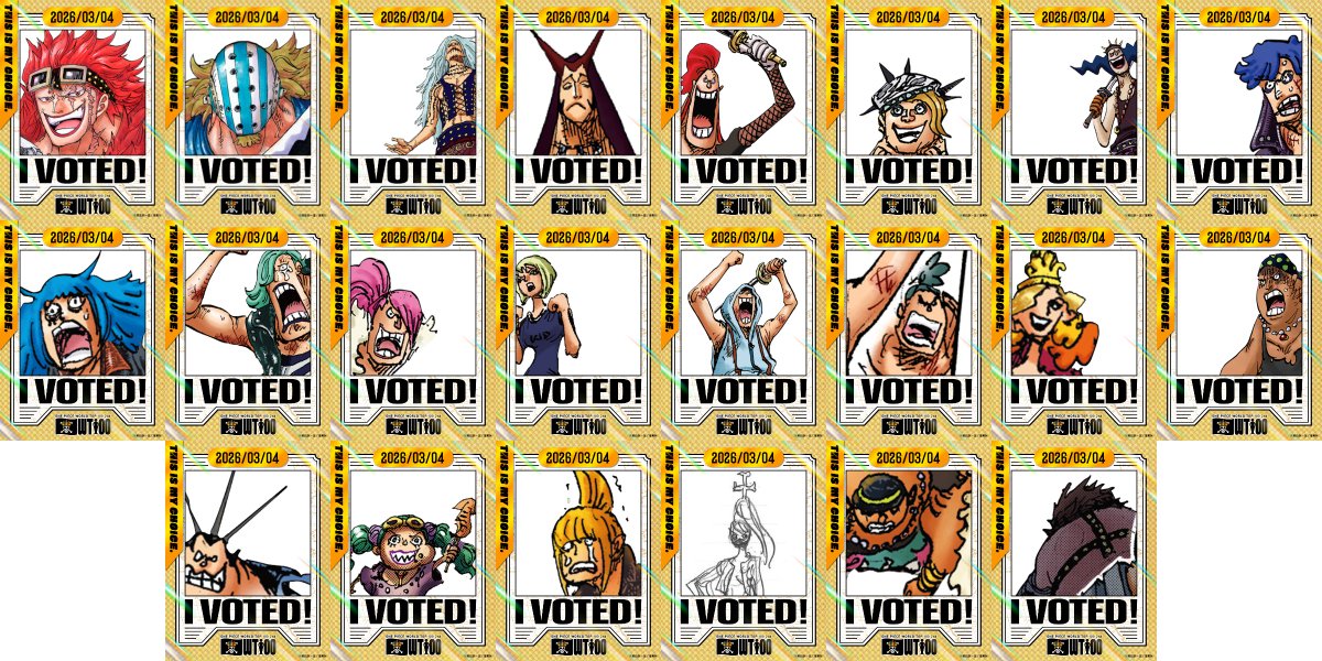AwareIThink's tweet photo. I figured out how to get the gold of any character on the first try. Heres all the (available) Kid Pirates crew gold variants https://t.co/Gteh69fK7E