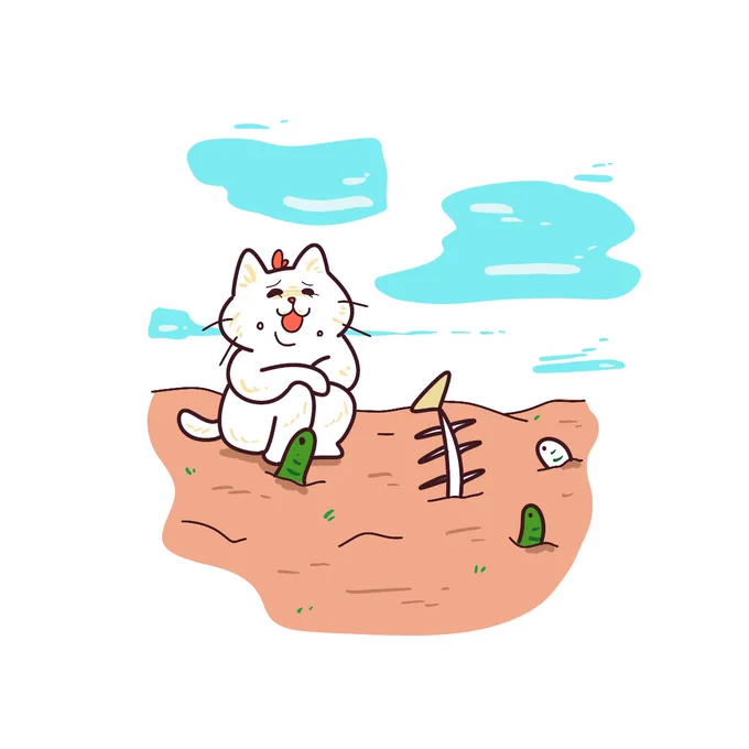 今日は啓蟄! 雨も降って!暖かくなって!そろそろ春ですね! お庭に虫たちがやってきて良い気持ちです! でも蚊とGさんはお断りです! #イラスト #illustration