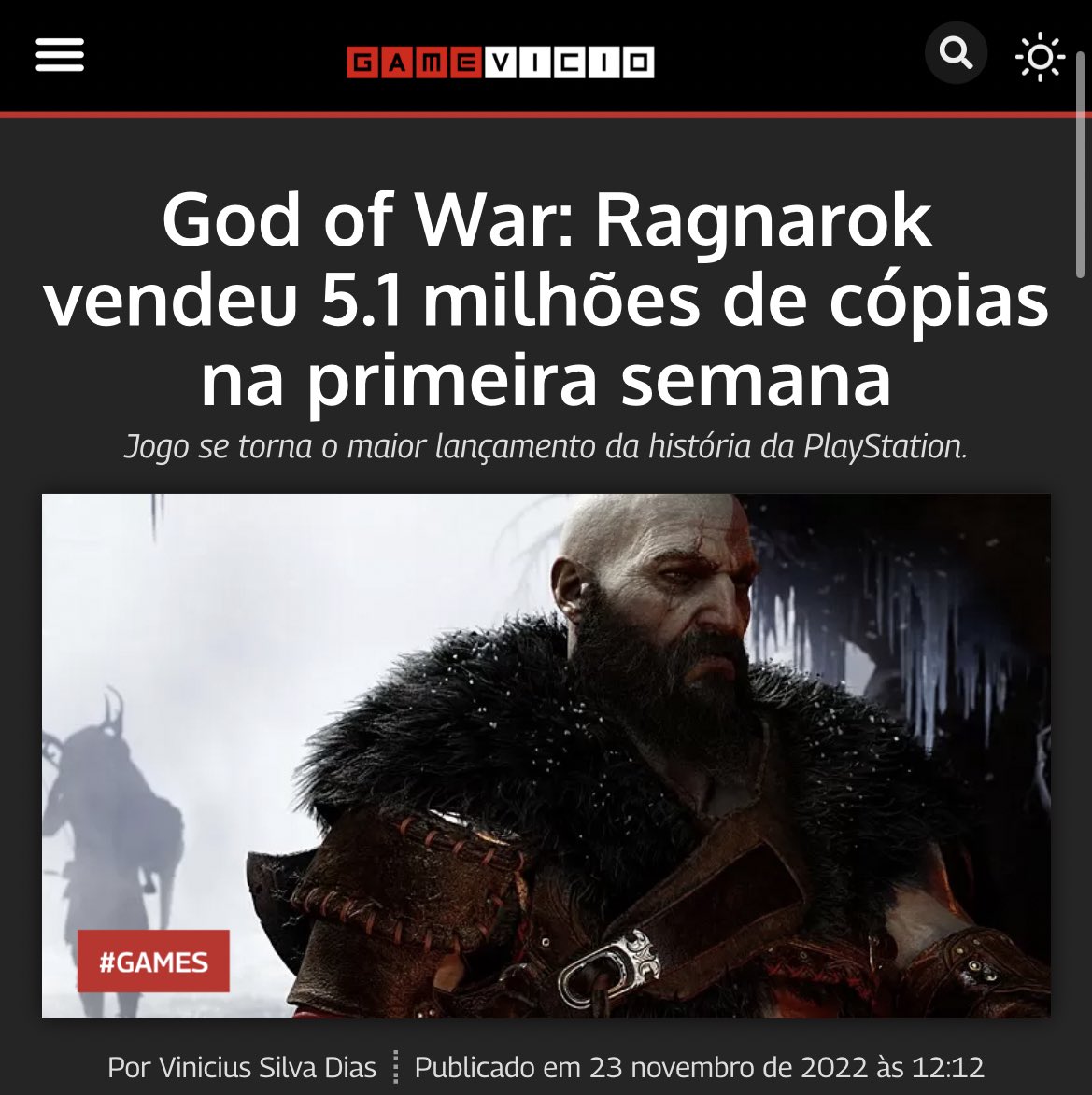 WillSulivan_'s tweet photo. @DiegoLT85 @yato67_ God of War Ragnarok vendeu em uma semana oque Resident evil Requiem vendeu em 4 plataformas, depois Spiderman 2 exclusivo de Ps5 quebrou esse recorde, mas segundo o especialista de mercado Diego L, não vendeu bem hahaha https://t.co/VcIy4WbcAD