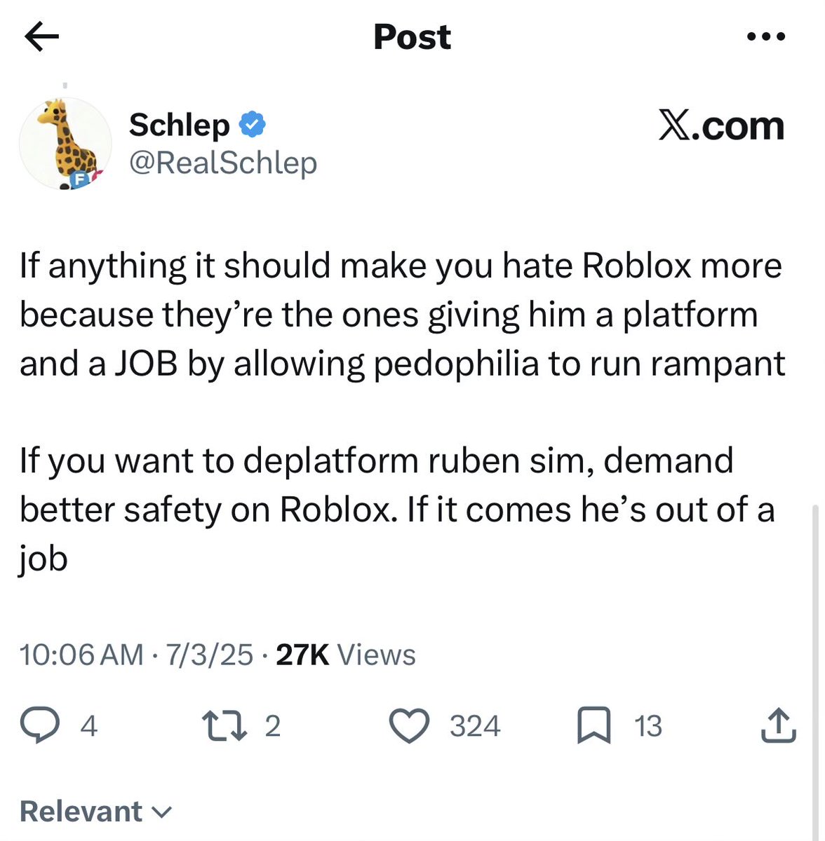 _3bwx's tweet photo. @Lonegladiator_ Yea i don’t know why these commentary channels think they are doing justice when they are doing more harm than good, their entire ego is child safety and them try to take the task themselves. They are so arrogant they are acting like they are holding roblox moderation hostage. https://t.co/eC5lfiM7xU