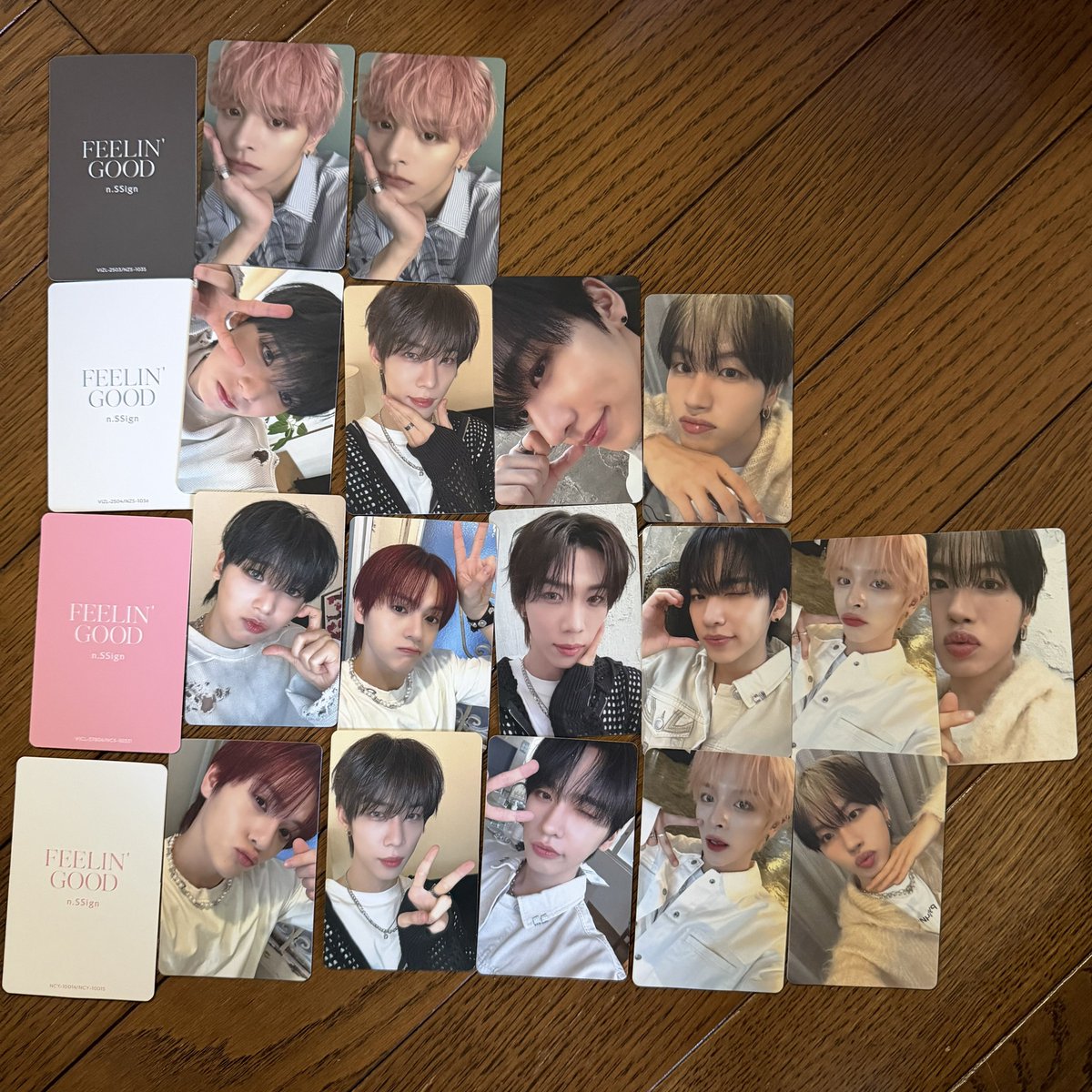 n.SSign FEELIN'GOOD 封入トレカ 交換 譲 画像 求 同種カズタ🦄 ※A盤