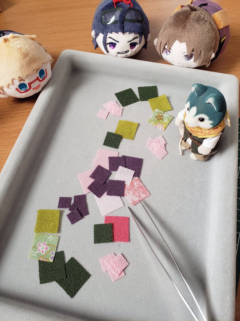 桜の作品が見たいです さくらもちべさんを見ていたら、 桜餅カラーの