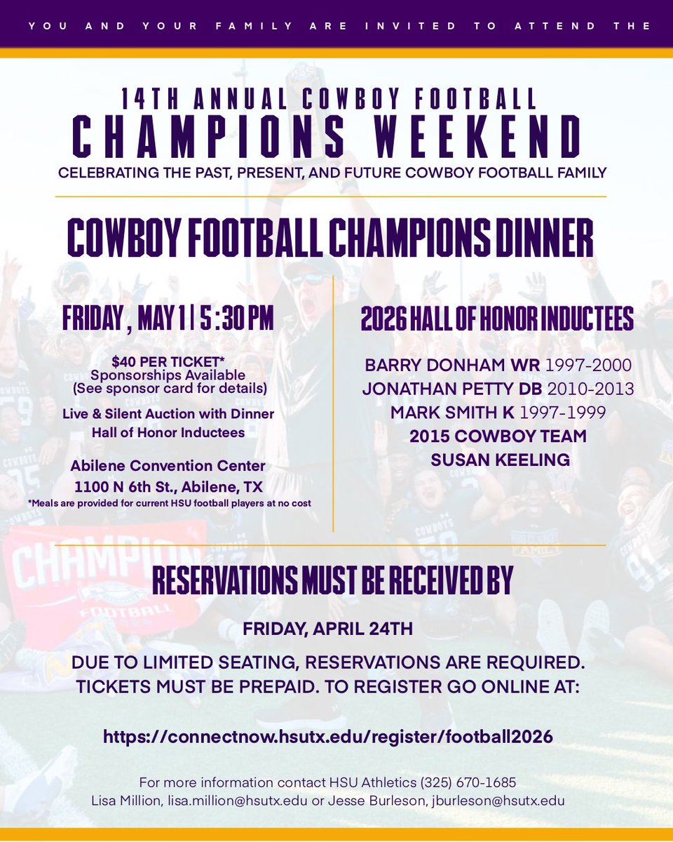 Hardin-Simmons Cowboy Football tweet media