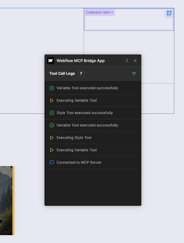 Running Webflow MCP feels like magic