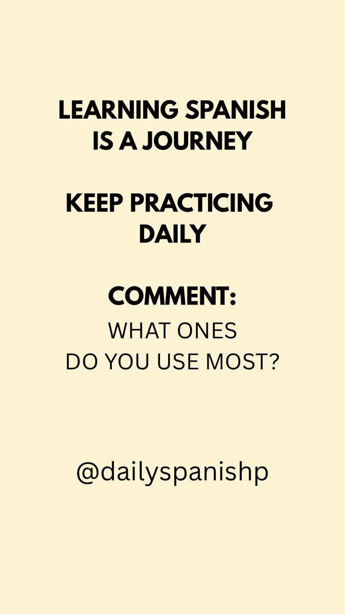 DailySpanishP's tweet photo. Improve your Spanish by learning filler words like ummm in English. Like and follow for more content 🫶
#learnspanish #spanishlesson #spanishteacher https://t.co/8neUYPhfvP