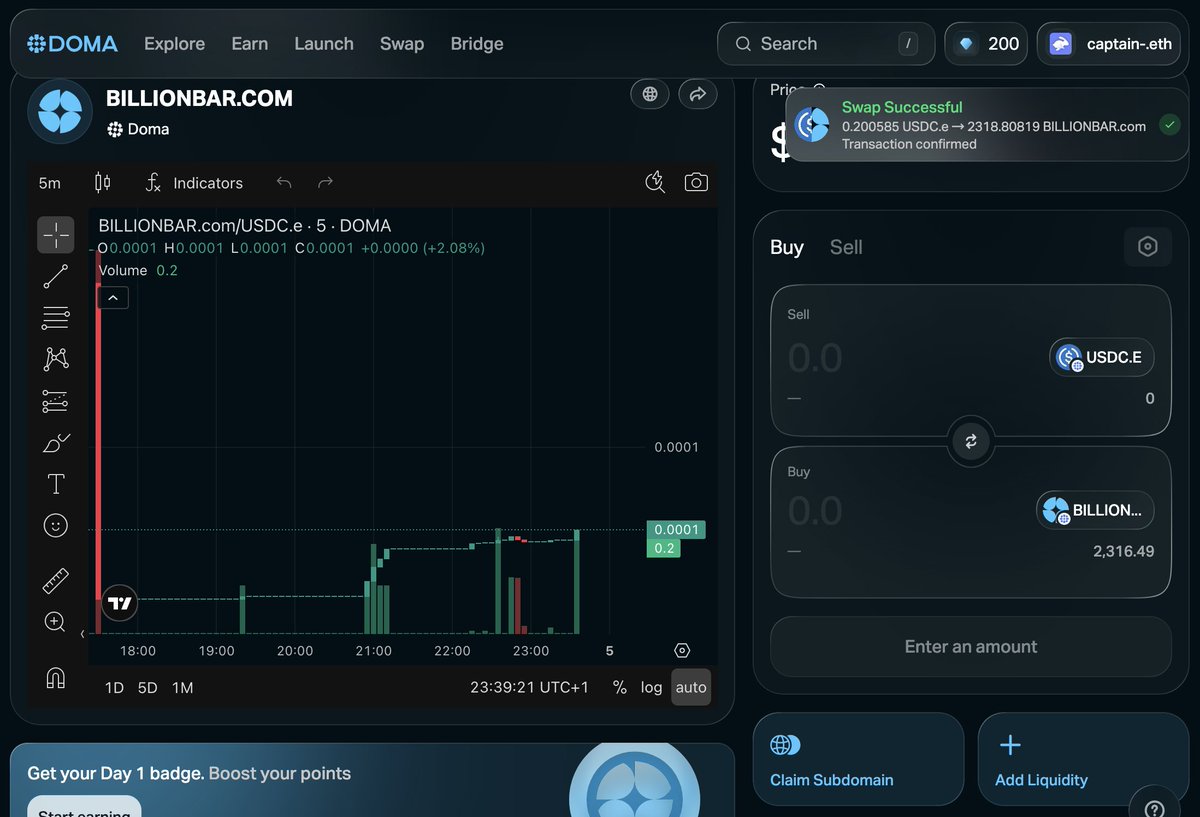 RadiaIzza's tweet photo. @domaprotocol 0x52c01Ef3E116Bb7809E3f9AaD6aD1d036FFe6F47 https://t.co/0g6uZheCwy
