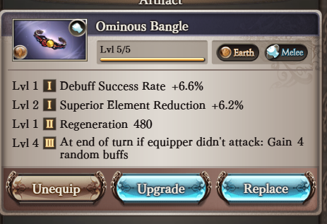 turns out i had this relic laying around and the 4th stat is really funny on ssr lyria