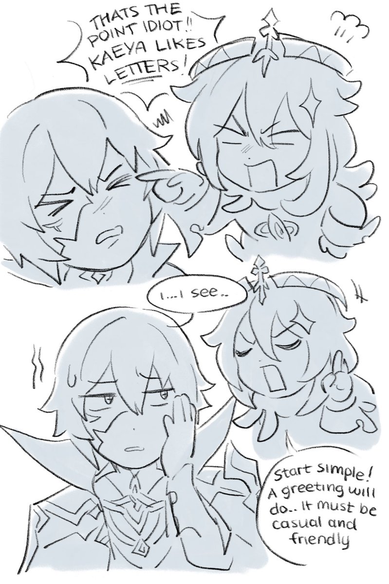 sundaejck's tweet photo. Dainsleif trying to make friends 1/2 #dainkae https://t.co/qsOr95TRD7