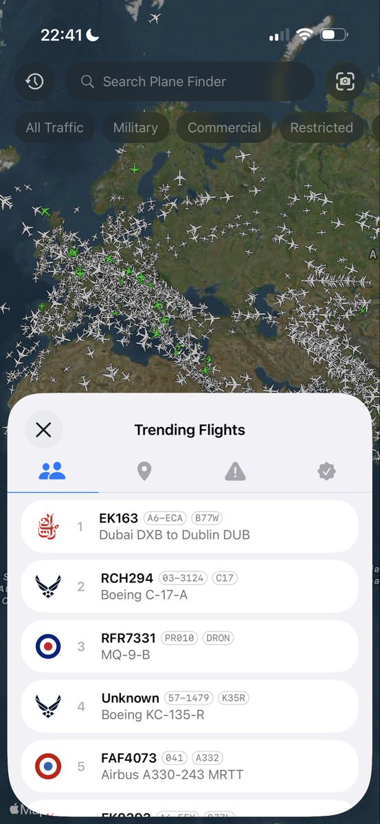 Plane Finder tweet media