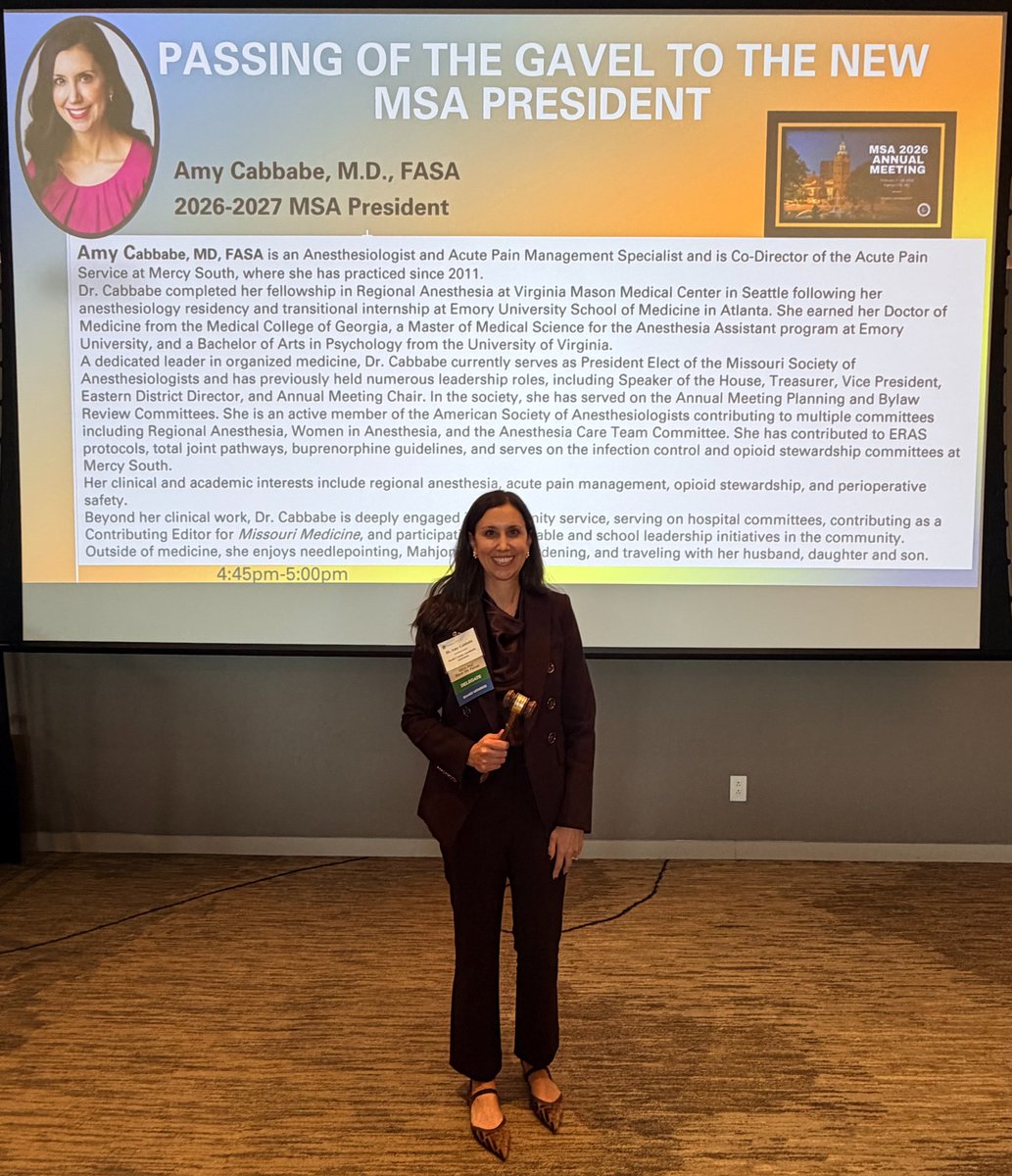 Missouri Society of Anesthesiologists tweet media