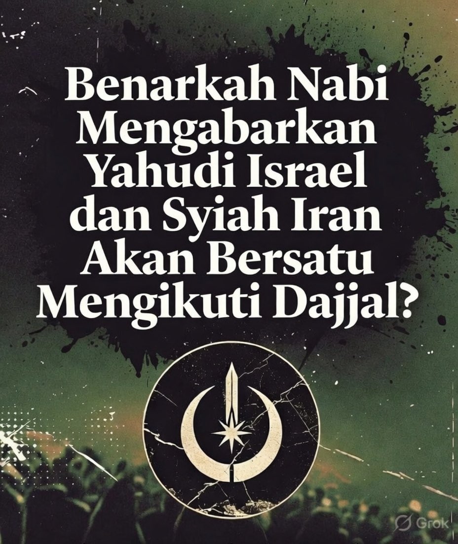 Benarkah Nabi Mengabarkan Yahudi Israel dan Syiah Iran Akan Bersatu Mengikuti Dajjal?

Belakangan ini beredar kembali postingan yang mengaitkan konflik Israel–Amerika melawan Iran dengan sebuah hadis dari Sahih Muslim. Hadis yang sering dikutip adalah:

يَتْبَعُ الدَّجَّالَ مِنْ
