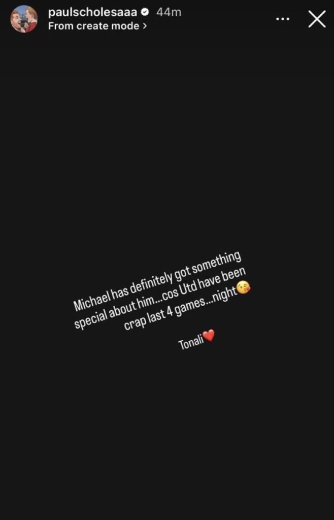 EPLBible's tweet photo. Paul Scholes on Instagram. ‼️🚨 https://t.co/1CBashA3m9