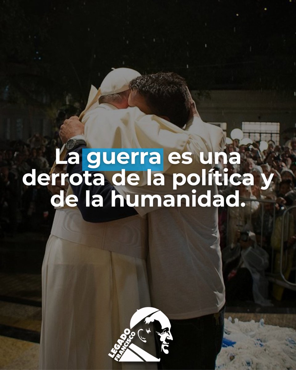 En el contexto actual, marcado por conflictos armados, tensiones internacionales y una creciente polarización, Francisco nos revela una verdad incómoda: cuando las naciones recurren a las armas, es porque el diálogo, la diplomacia y la búsqueda sincera del bien común han