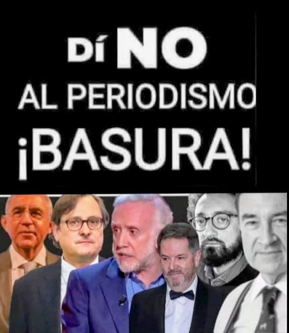 El periodismo BASURA es fascismo puro, actuando, como si fuera democrático.
