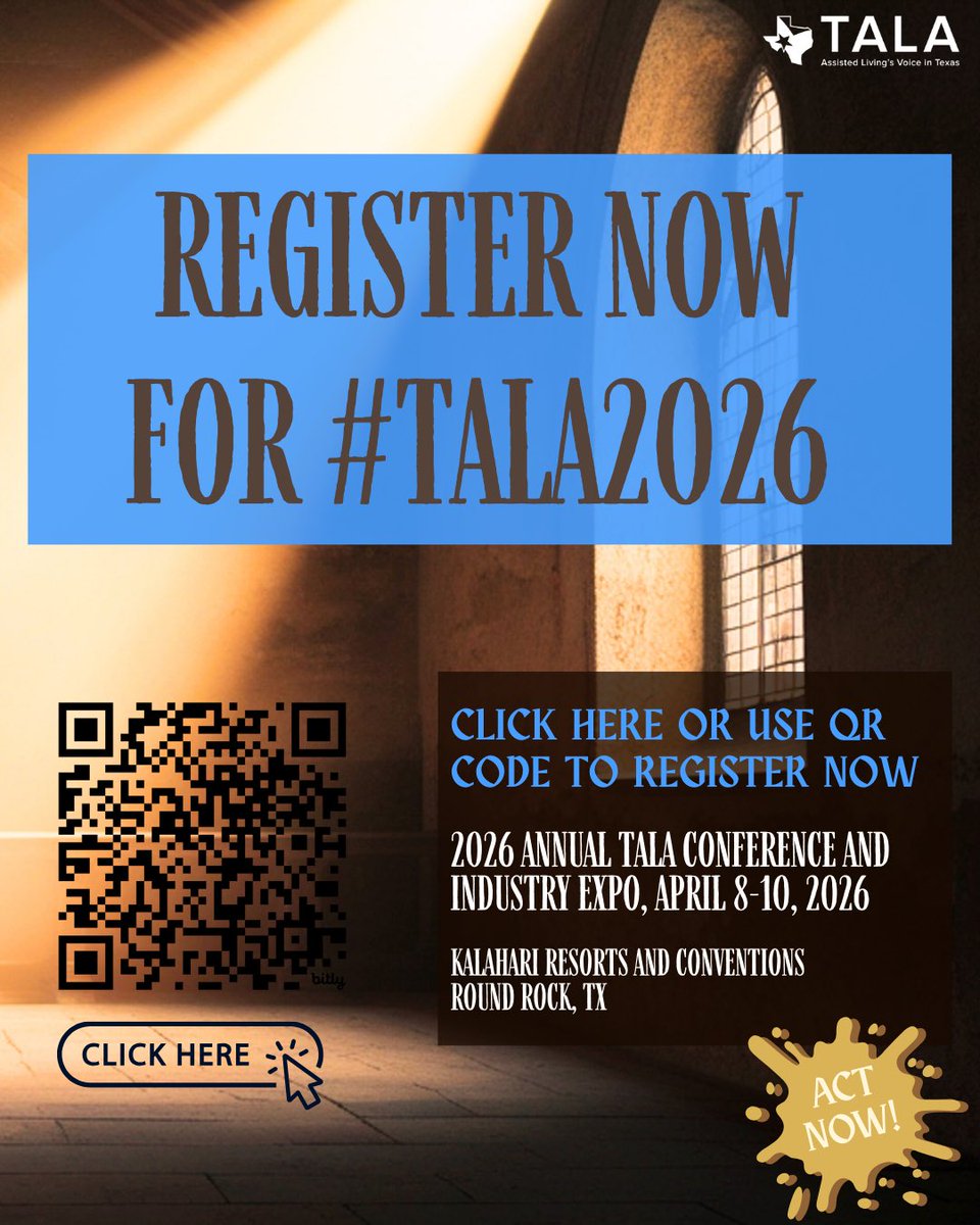 TALA Texas Assisted Living Association tweet media