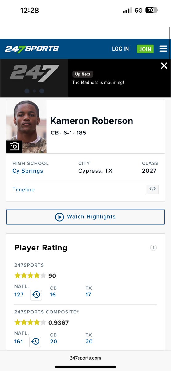 Kameron Roberson tweet media