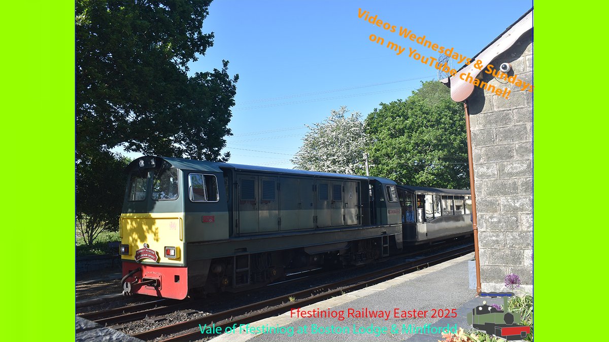 Ffestiniog Railway Easter 2025: Vale of Ffestiniog at Boston Lodge &amp; Minffordd. Check it out youtu.be/No1blHL6d2w Thanks! <a href="/festrail/">Ffestiniog & Welsh Highland Railways</a>