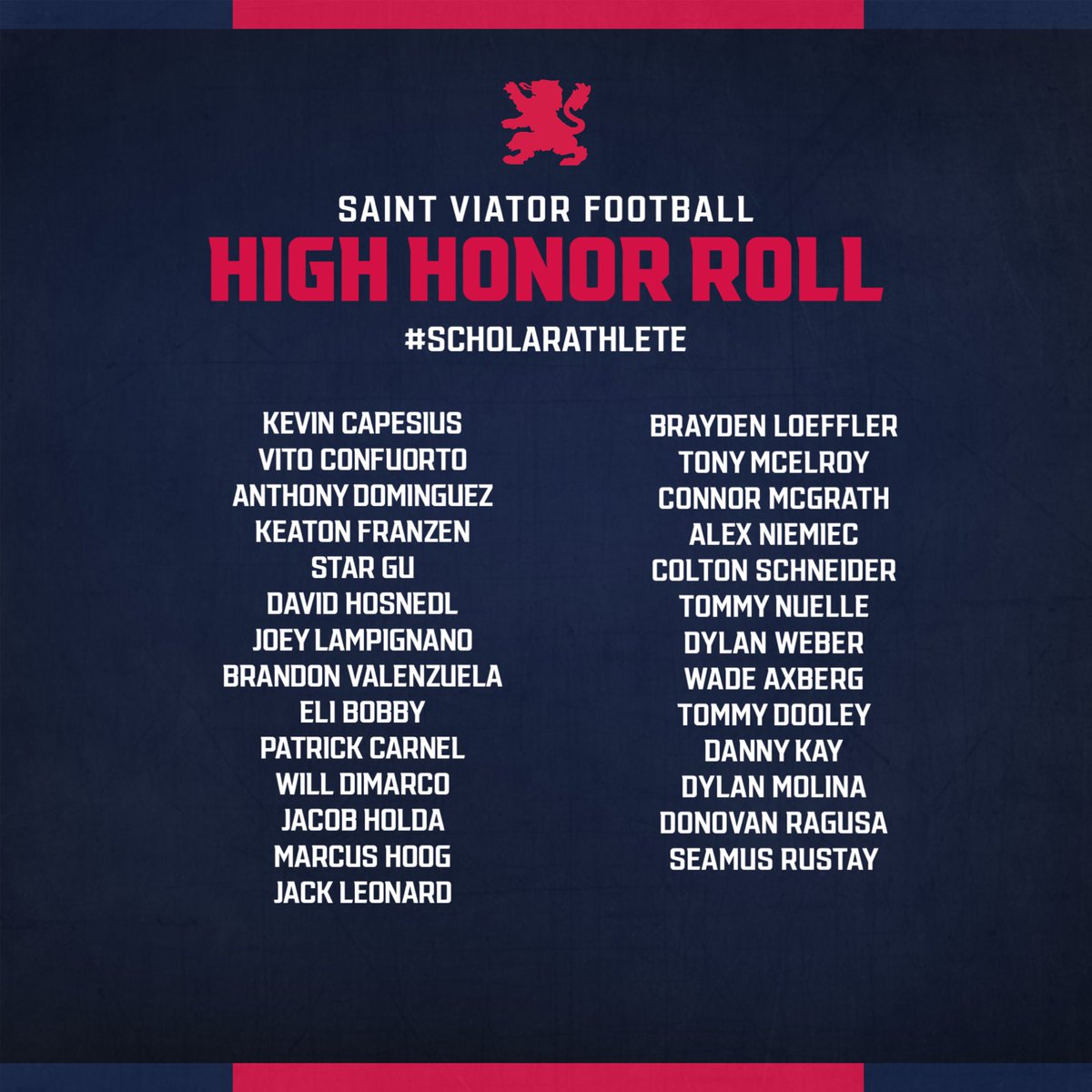 Saint Viator Football tweet media