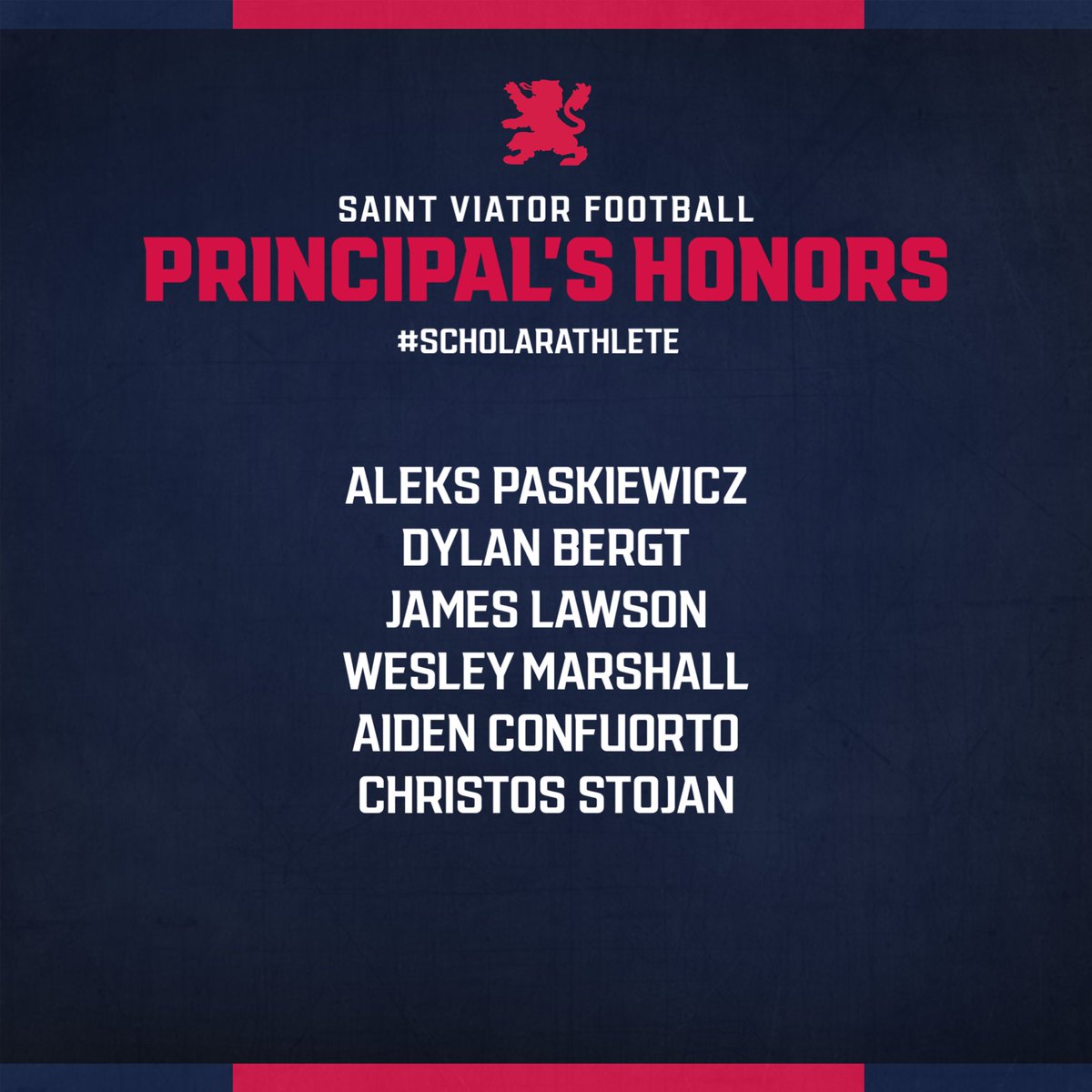 Saint Viator Football tweet media