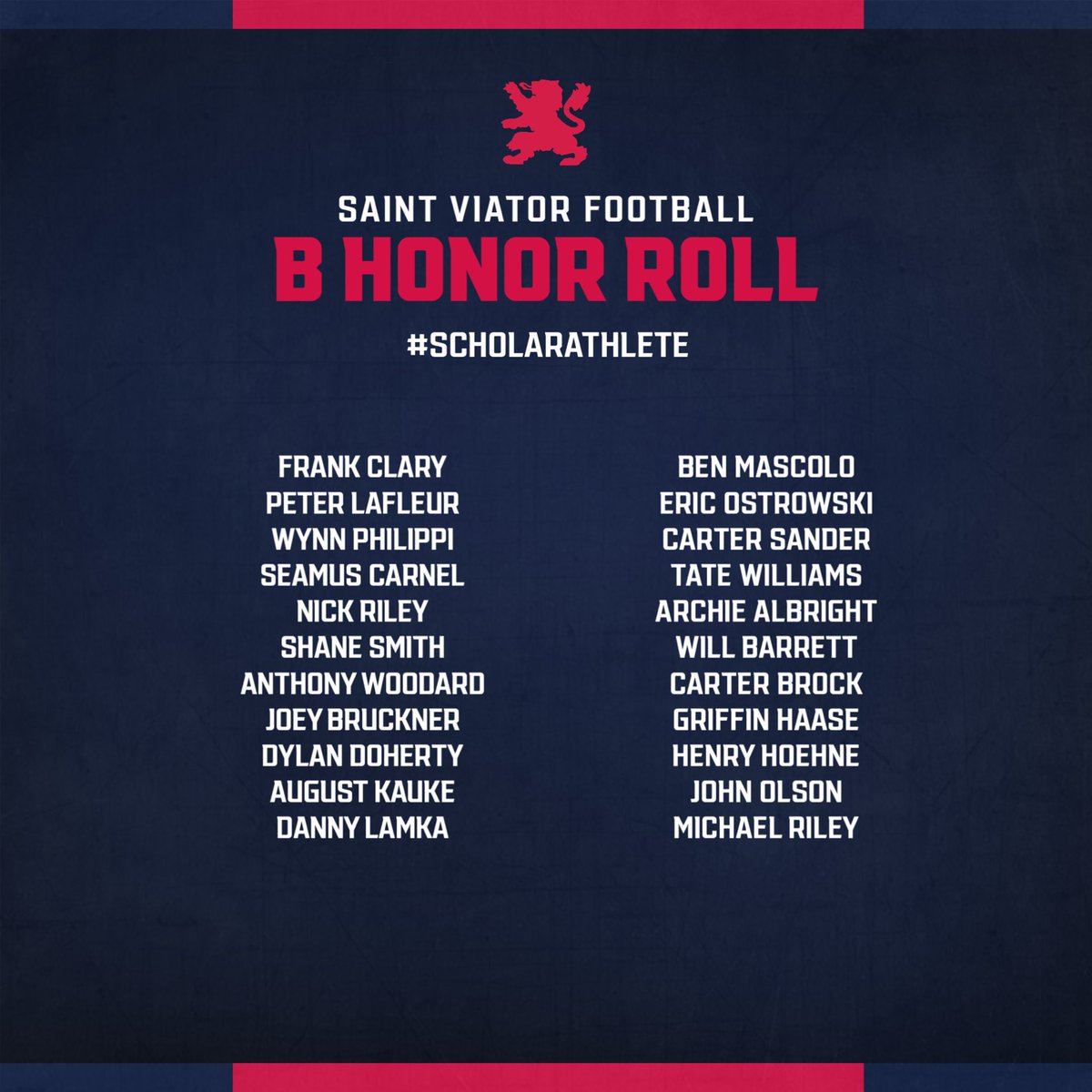 Saint Viator Football tweet media