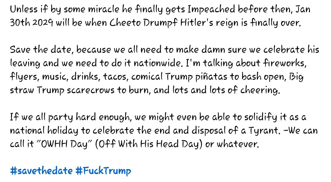 PaganPath1's tweet photo. @realDonaldTrump #SaveTheDate https://t.co/TPKi8A38vi