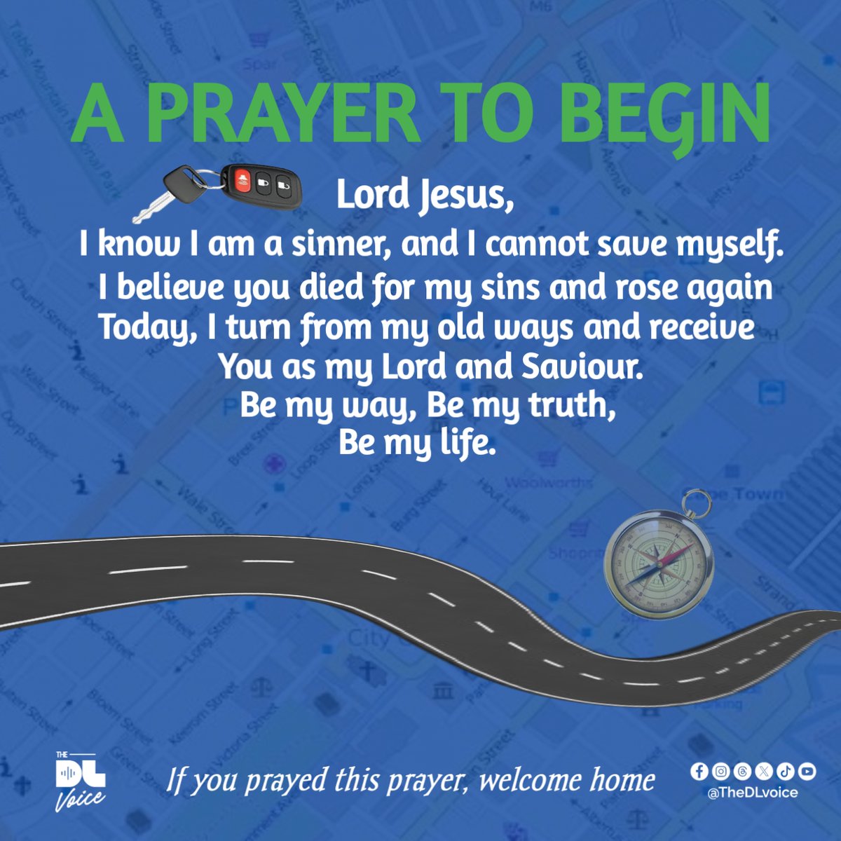 Jesus saith unto him, I am the way, the truth, and the life: no man cometh unto the Father, but by me.
- John 14:6 (KJV)

#OneWay
#OneTruth
#OneLife
#JesusTheWay