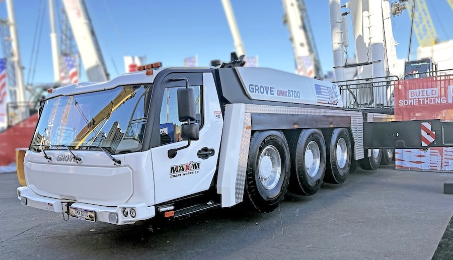 Grove launches its biggest all terrain crane yet at CONEXPO 2026: Image: The Manitowoc Company. 

A new heavy-lift crane has been unveiled by Manitowoc, with the company introducing its strongest all terrain model yet under …  

Cranes &amp; Lifting. cranesandlifting.com.au/grove-launches…