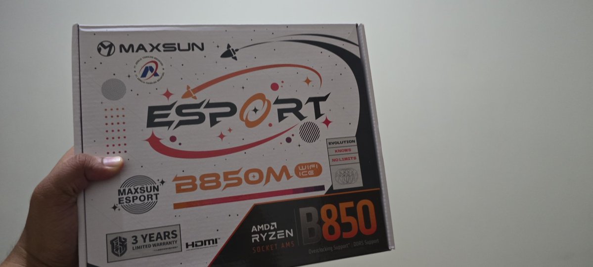 Jual Motherboard karena salah beli. Maxsun B850M AM5 WIFI ICE

Masih segel, baru beli kemarin

Baru: 1,9
Jual 1,7 aja