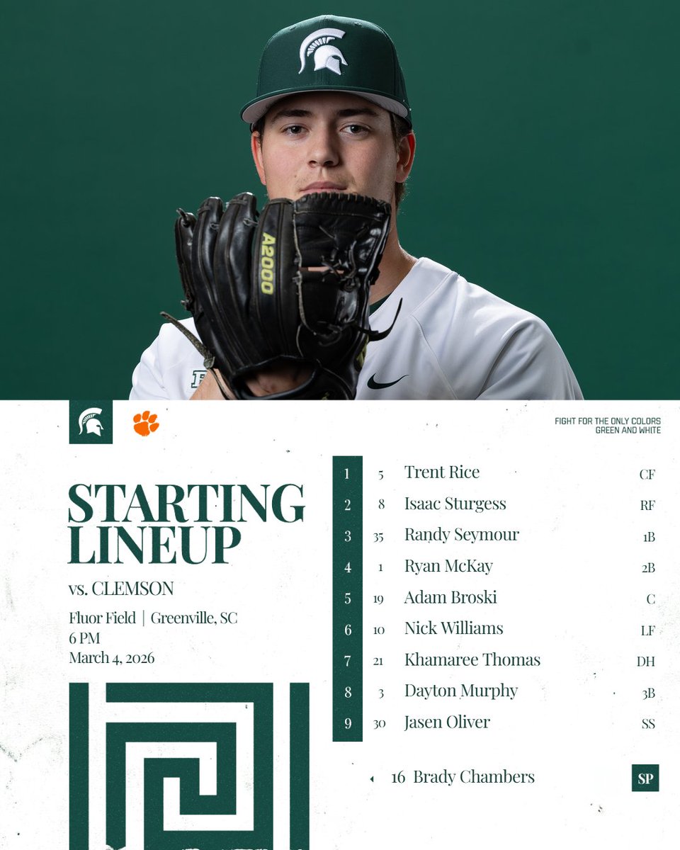 Michigan State Baseball tweet media