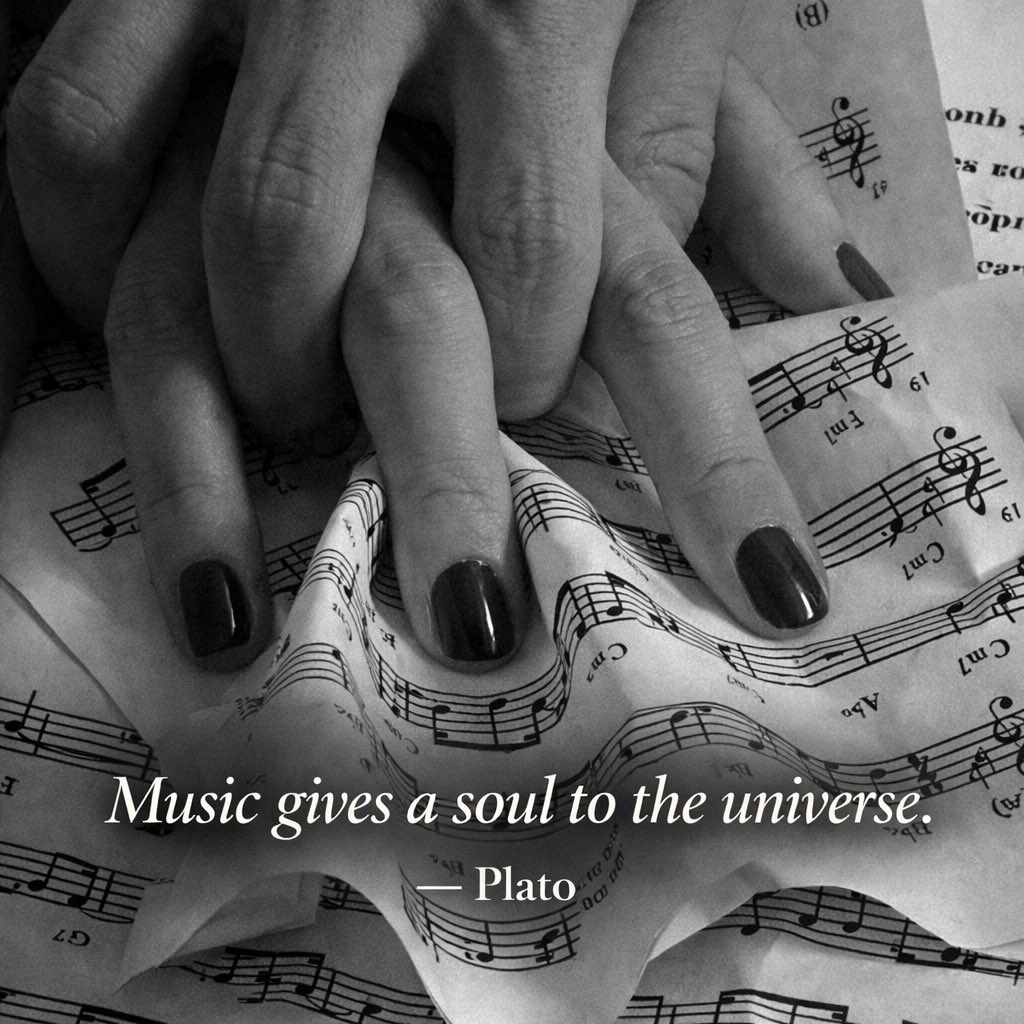 TheLuckyLineX's tweet photo. “Music gives a soul to the universe.”

- Plato

🎼 https://t.co/CiLIJuXDh3