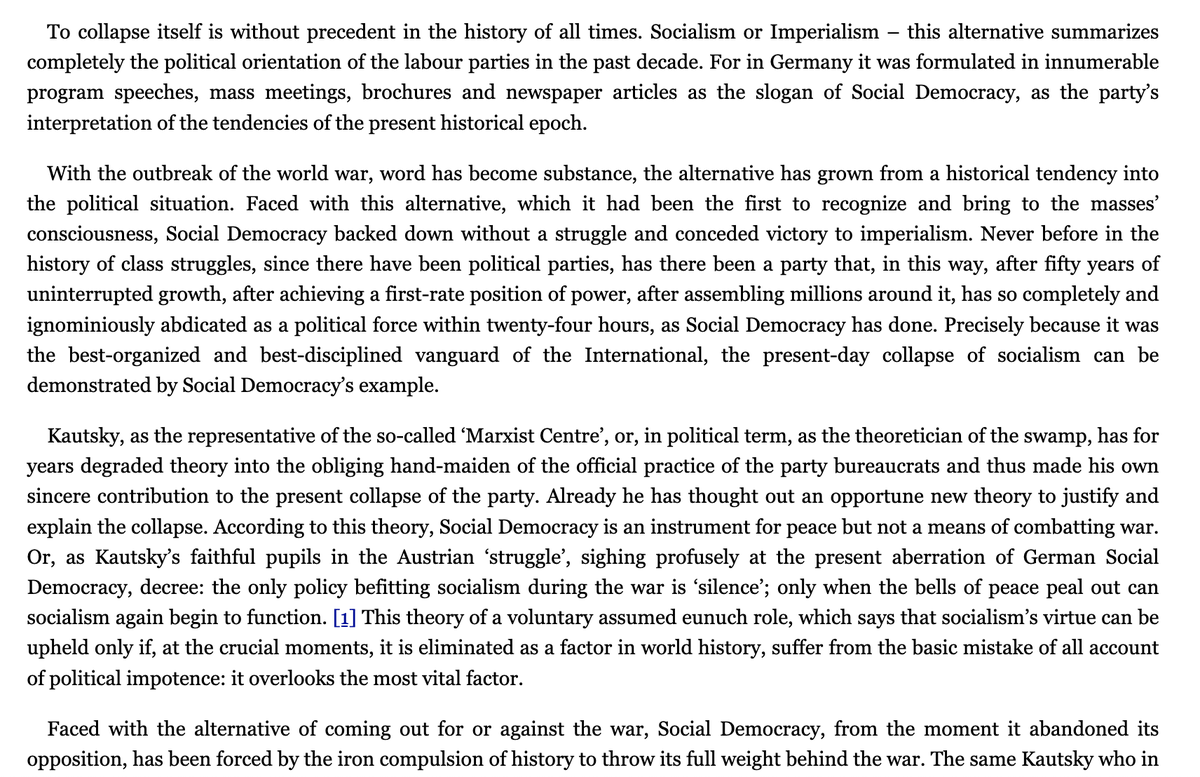 All that is old is new again. Rosa Luxemburg, now with astounding ...