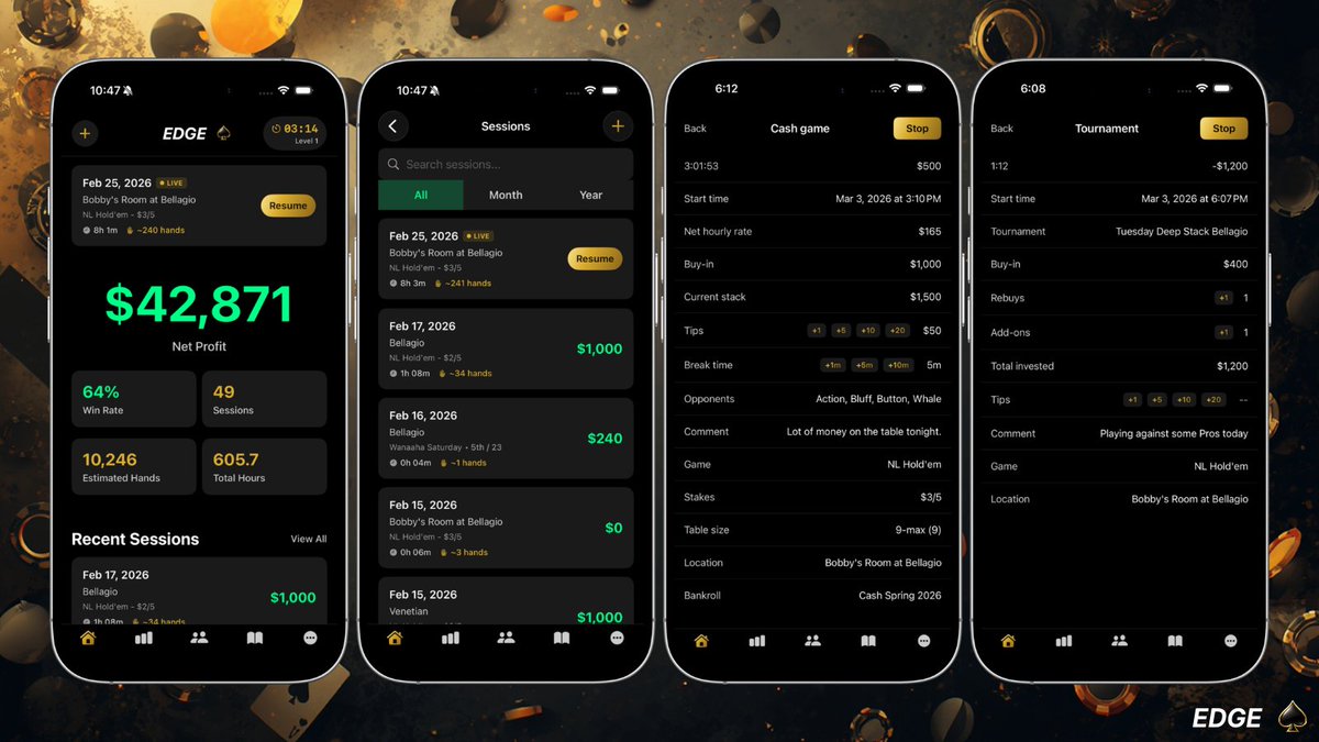 Dibz ♤ EDGE Poker app tweet media