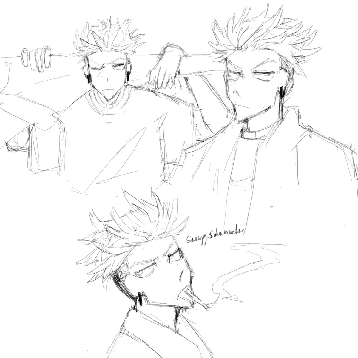 Enjin sketching 
#enjin #GACHIAKUTA #gachiakutafanart