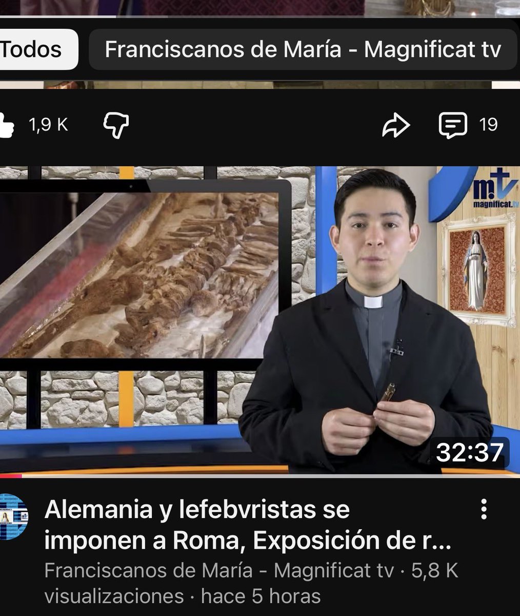 Alemania y lefebvristas se imponen a Roma, Exposición de restos de San F... youtu.be/UzhdweB_Y_w?si… vía <a href="/YouTube/">YouTube</a>