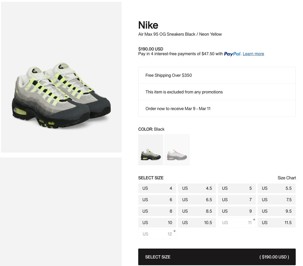 snkr_twitr's tweet photo. AD: EASY COP

Nike Air Max 95 OG Big Bubble 'Neon' 
-> https://t.co/ePQe8OnBAJ 

Nike Air Max 90 'Neon' 
-> https://t.co/l8la0eYtkI https://t.co/tf6EPiyxHC