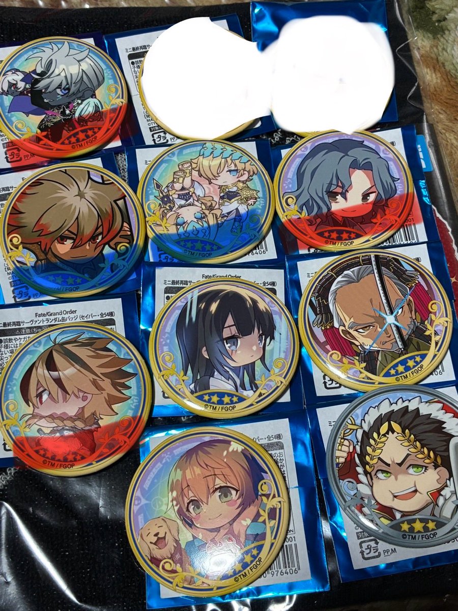 交換譲渡 FGO 最終再臨展 コレクションカード SD ミニキャラ 缶バッジ