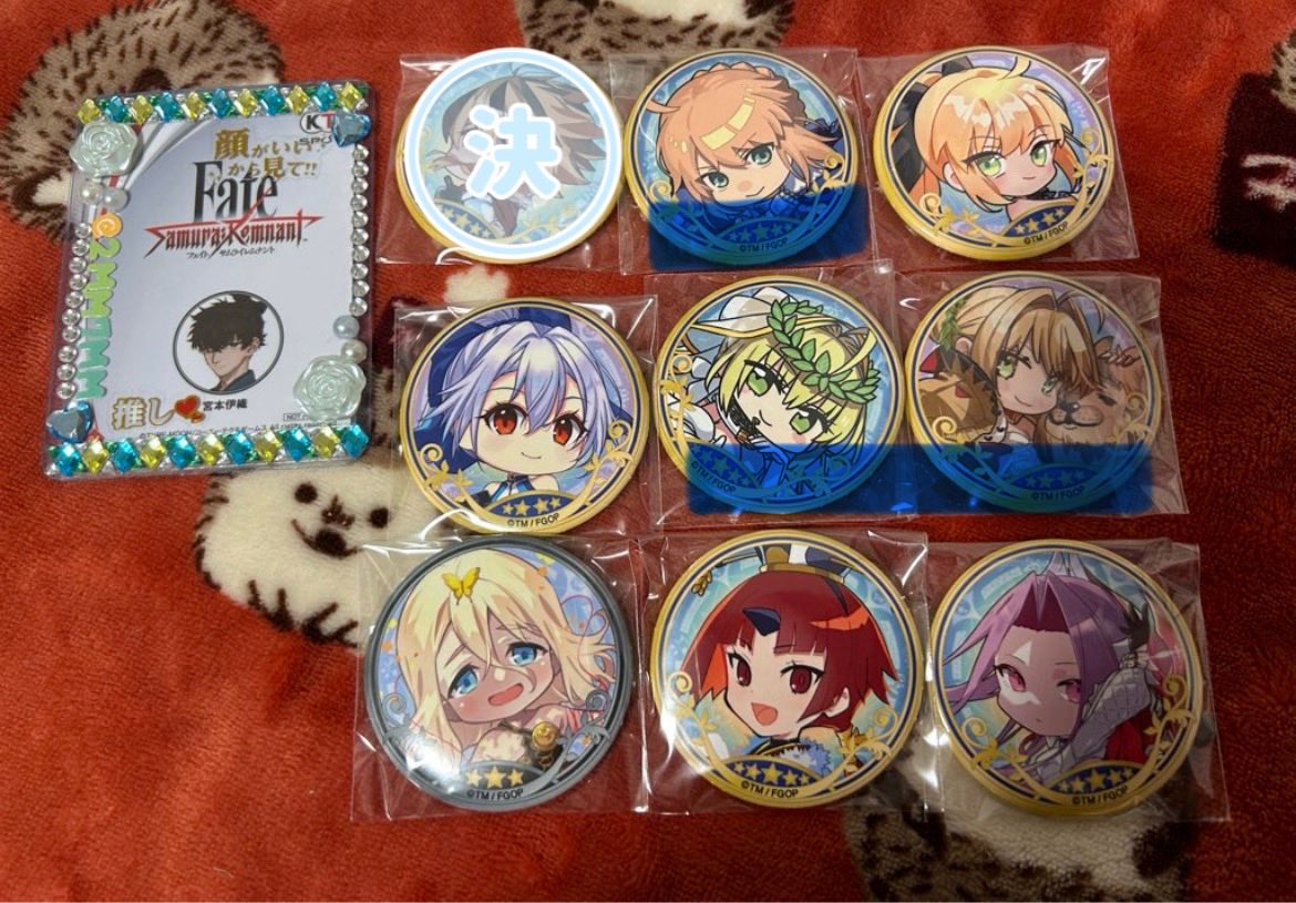 交換譲渡 FGO 最終再臨展 コレクションカード SD ミニキャラ 缶バッジ