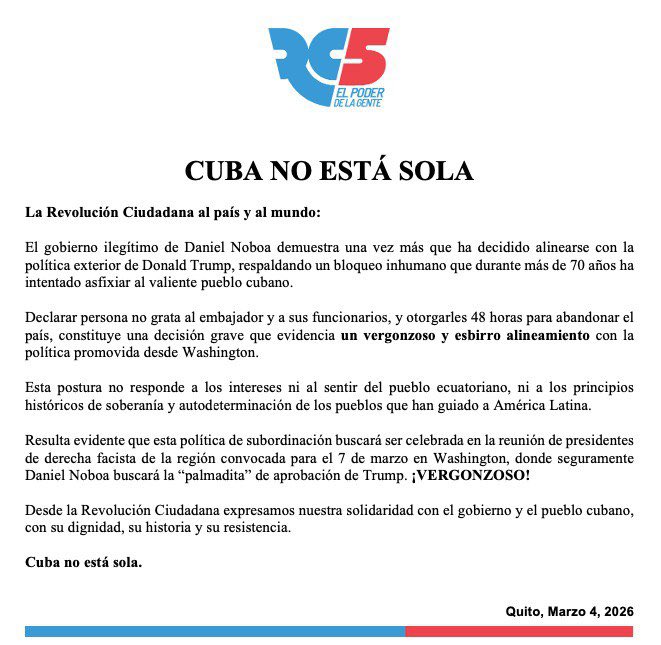 Revolución Ciudadana tweet media