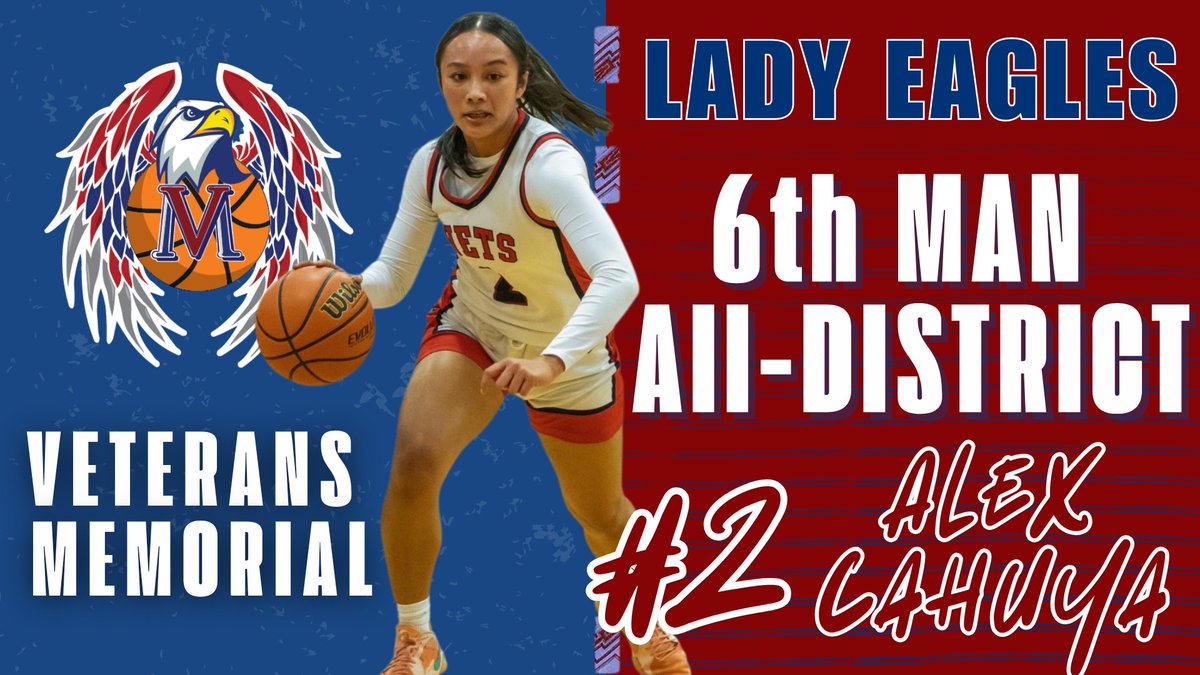 LadyVmhs's tweet photo. All District Awards Thread

Congrats to the following players for their 29-5A All-District Honors! 
Sixth Man of the Year- Alex Cahuya

First Team All District
Savannah Rencher 
Deanna Garcia 
Amaris Alva https://t.co/eDoPDERFg9