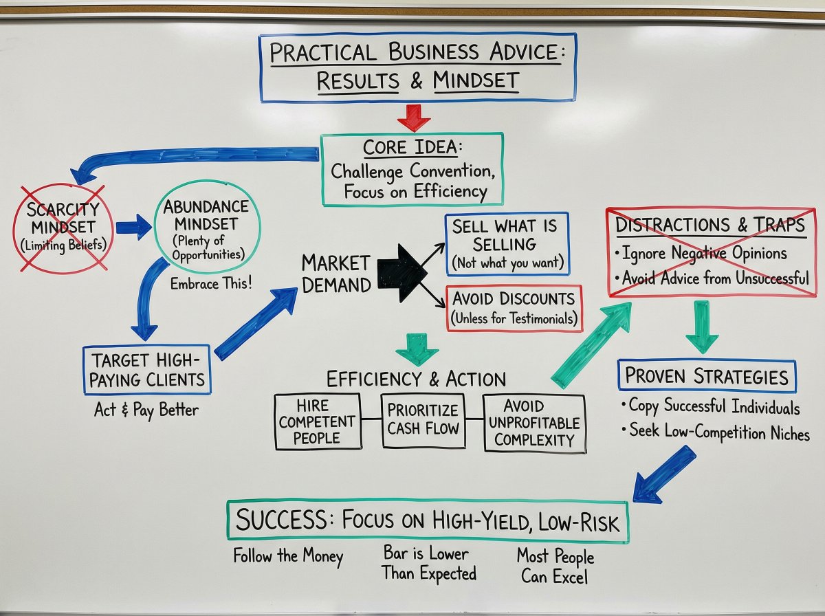 whiteboardgen's tweet photo. Practical Strategies for Business Success

Think success is all about hustle? Think again—this whiteboard flips conventional wisdom on its head, showing why smarter strategy beats harder work every time.

https://t.co/z0Ficr5fSy https://t.co/GzLkOqVOU0